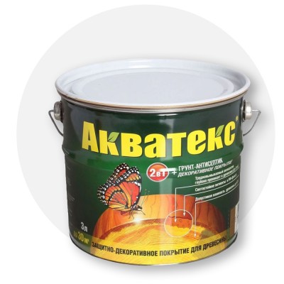 Акватекс Бесцветный — Декоративная пропитка на алкидной основе Акватекс Бесцветный — Декоративная пропитка на алкидной основе