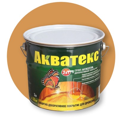 Акватекс Калужница — Декоративная пропитка на алкидной основе Акватекс Калужница — Декоративная пропитка на алкидной основе
