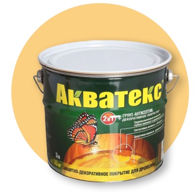 Акватекс Сосна — Декоративная пропитка на алкидной основе Акватекс Сосна — Декоративная пропитка на алкидной основе