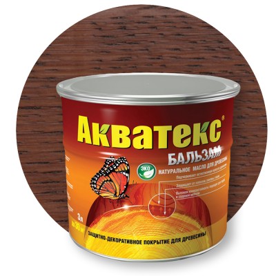 Акватекс Бальзам Махагон — Масло для дерева (защита и декоративная отделка) Акватекс Бальзам Махагон — Масло для дерева (защита и декоративная отделка)