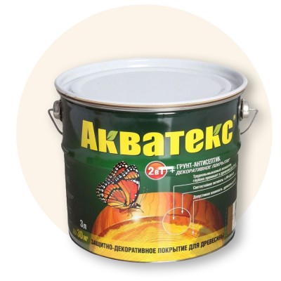 Акватекс Белый — Декоративная пропитка на алкидной основе Акватекс Белый — Декоративная пропитка на алкидной основе