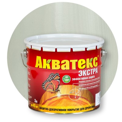 Акватекс Экстра Белый — Пропитка с воском и натуральным маслом Акватекс Экстра Белый — Пропитка с воском и натуральным маслом