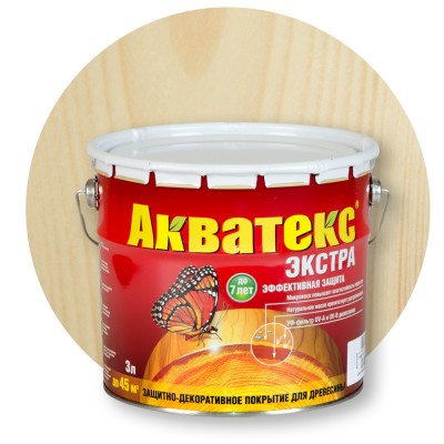 Акватекс Экстра Бесцветный — Пропитка с воском и натуральным маслом Акватекс Экстра Бесцветный — Пропитка с воском и натуральным маслом
