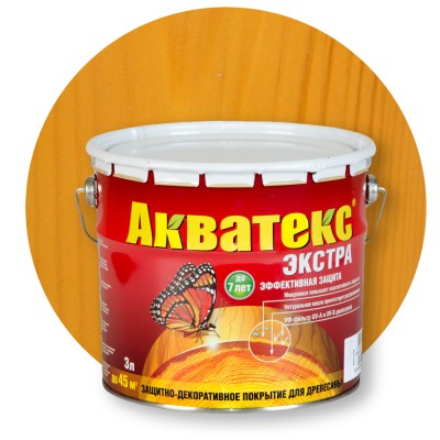 Акватекс Экстра Калужница — Пропитка с воском и натуральным маслом Акватекс Экстра Калужница — Пропитка с воском и натуральным маслом