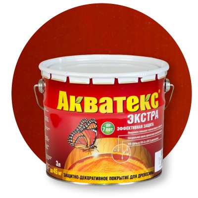 Акватекс Экстра Рябина — Пропитка с воском и натуральным маслом Акватекс Экстра Рябина — Пропитка с воском и натуральным маслом