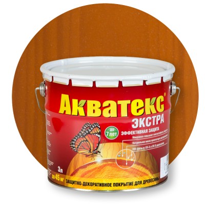 Акватекс Экстра Тик — Пропитка с воском и натуральным маслом Акватекс Экстра Тик — Пропитка с воском и натуральным маслом
