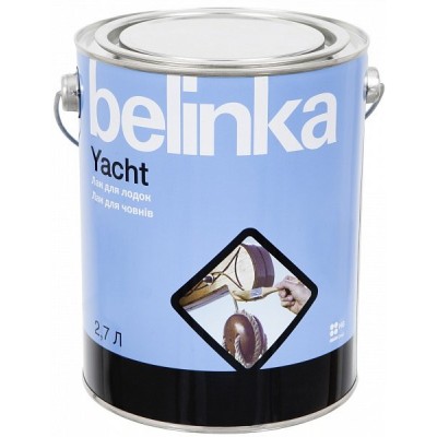 BELINKA «Yacht» Глянцевый — Бесцветный aлкидный лак яхтный
