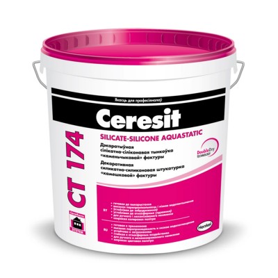 Ceresit CT 174 — Декоративная силикатно-силиконовая «камешковая» штукатурка