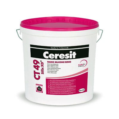 Ceresit CT 49 — Фасадная наносиликоновая краска, база