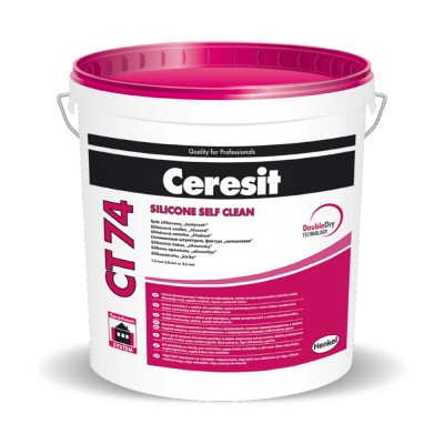 Ceresit CT 74 — Декоративная силиконовая штукатурка «камешковая»