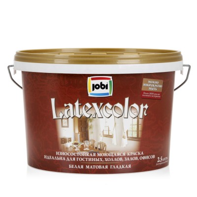 Моющаяся интерьерная краска JOBI Latexcolor