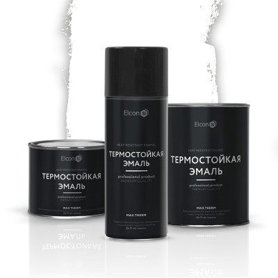Термостойкая эмаль Elcon Max Therm (до 700°С) — Белая