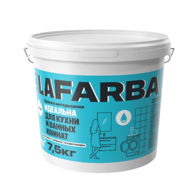 Краска для кухни и ванных комнат (ВД-АК-203) GoldBastik LAFARBA