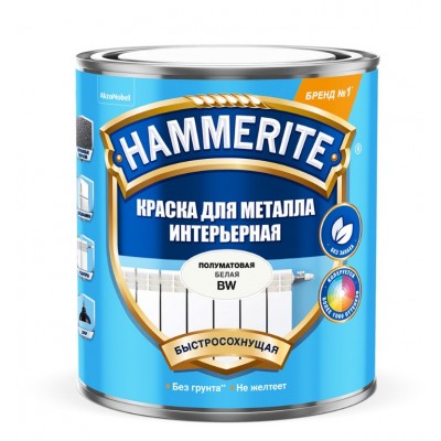 Краска HAMMERITE по металлу, 0,5 л — Интерьерная ВС