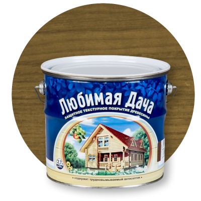 Любимая дача Калужница — Декоративная пропитка для дерева Любимая дача Калужница — Декоративная пропитка для дерева