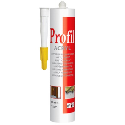 Герметик акриловый SOUDAL Profil белый 270 мл