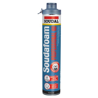 Монтажная пена SOUDAL Soudafoam PROFESSIONAL 60 Click&Fix 750 мл
