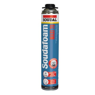 Монтажная пена SOUDAL Soudafoam Maxi 70 Click&Fix 870 мл