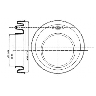 Манжета герметизирующая гофрированная ПМТД-ГП