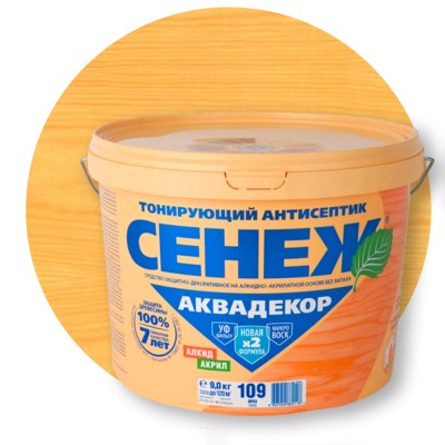 Сенеж Аквадекор (x2) Тонирующий антисептик 103 Сосна Сенеж Аквадекор (x2) Тонирующий антисептик 103 Сосна