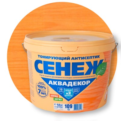 Сенеж Аквадекор (x2) Тонирующий антисептик 104 Лиственница Сенеж Аквадекор (x2) Тонирующий антисептик 104 Лиственница