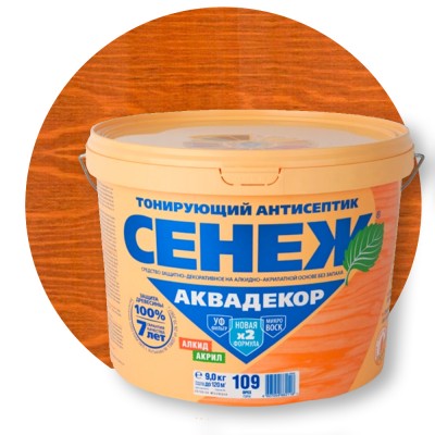 Сенеж Аквадекор (x2) Тонирующий антисептик 111 Тик Сенеж Аквадекор (x2) Тонирующий антисептик 111 Тик