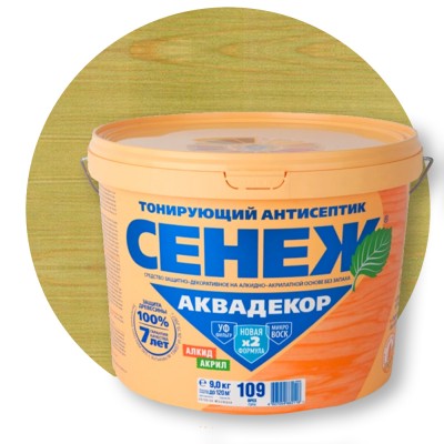 Сенеж Аквадекор (x2) Тонирующий антисептик 115 Папоротник Сенеж Аквадекор (x2) Тонирующий антисептик 115 Папоротник